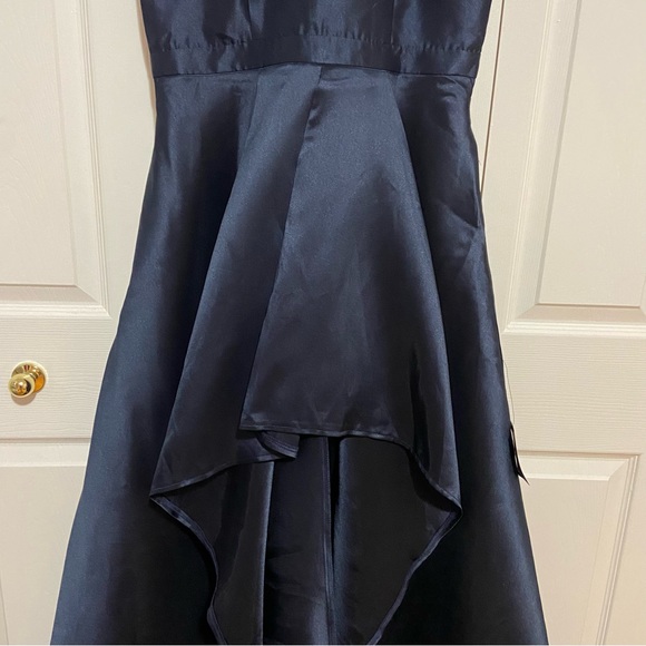 Lulu’s NWT Broadway Show Navy Blue High-Low Maxi Dress Gown Large - Picture 7 of 15